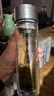 蘇泊爾玻璃杯純鈦抗菌泡茶杯一鍵開(kāi)蓋商務(wù)雙層茶水分離杯男士車(chē)載水杯 曬單實(shí)拍圖