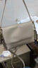 CHARLES&KEITH25秋新品雙口袋多背法翻蓋云朵手提包CK2-20671785 Oat燕麥色 S 曬單實(shí)拍圖