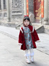 雀棲枝冬季拜年服男童加厚兒童過(guò)年服裝女童漢服女寶年服唐裝男寶喜慶服 錦歲女款 110 曬單實(shí)拍圖