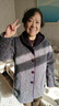 俞兆林（YUZHAOLIN）媽媽冬裝夾棉外套洋氣連帽毛呢大衣中長(cháng)款中老年人冬季棉衣服女厚 綠色 3XL 【體重120-135斤】 曬單實(shí)拍圖