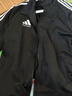 阿迪達斯 （adidas）外套男女秋季跑步運動(dòng)立領(lǐng)夾克外套保暖運動(dòng)服 黑/白 XL 曬單實(shí)拍圖