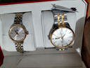 上海（SHANGHAI）情侶手表一對“先行者”自動(dòng)機械表防水夜光雙歷國產(chǎn)品牌商務(wù)3085 金盤(pán)機械鋼帶對表 曬單實(shí)拍圖