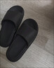 稻草人椰子拖鞋男女抗菌踩屎感居家用室內戶(hù)外穿特大碼防滑涼拖黑 48-49 曬單實(shí)拍圖
