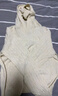 優(yōu)衣庫女裝可機洗紐花針織連帽套頭衫/25秋冬新款478871 01 乳白色 M /160/84 曬單實(shí)拍圖