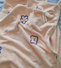 名創(chuàng  )優(yōu)品（MINISO）兒童浴袍女秋冬吸水女童斗篷寶寶洗澡裹巾睡袍可穿浴巾 小萌兔 曬單實(shí)拍圖