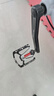 西騎者（WestBiking）三培林自行車(chē)腳踏板鋁合金山地車(chē)通用軸承腳蹬公路單車(chē)配件 黑色 曬單實(shí)拍圖