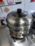 美的（Midea）蒸鍋不銹鋼三層蒸煮兩用湯鍋蒸魚(yú)饅頭包子家用蒸籠鍋蒸大閘蟹螃蟹 曬單實(shí)拍圖