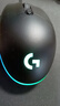 羅技（G）G102第二代游戲鼠標 RGB流光燈效鼠標 輕量化  游戲級8000DPI傳感器 黑色 200-8000DPI 曬單實(shí)拍圖