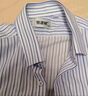 恒源祥長(cháng)袖襯衫男士條紋純棉春秋款中年商務(wù)休閑裝上班職業(yè)工裝白領(lǐng)襯衣 WR78391長(cháng)  豎條紋 40 （170/92A） 曬單實(shí)拍圖