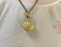 周生生黃金吊墜 足金長(zhǎng)命鎖寶寶周歲禮物 不含項(xiàng)鏈09300P 計(jì)價(jià) 3.4克 曬單實(shí)拍圖