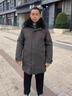 皮爾卡丹加厚羽絨服男士中長(cháng)款活里活面內膽大碼中老年毛領(lǐng)可拆卸爺爺冬裝 灰咖(帶毛領(lǐng)) 3XL 曬單實(shí)拍圖