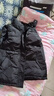 暖冬鴨鴨2025秋冬新款羽絨棉馬甲女短款學生韓版寬松坎肩外穿背心馬夾外套 黑色 L 曬單實拍圖