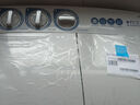 美的（Midea）半自動(dòng)雙桶洗衣機 8公斤洗+5.5脫水雙缸波輪 老人簡(jiǎn)易操作 品質(zhì)電機小巧不占地 租房宿舍必備 二級 MP8DS136 曬單實(shí)拍圖