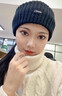 柏詩(shī)琳秋冬針織發(fā)帶女毛線(xiàn)寬邊發(fā)帶新款護額頭防風(fēng)運動(dòng)騎行頭套保暖頭巾 卡其色 曬單實(shí)拍圖