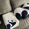 野獸派家居（tbh）熊貓嘭嘭二合一抱枕毯子法蘭絨暖香毯抱枕車(chē)載家用旅行毛毯靠枕 曬單實(shí)拍圖