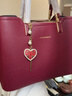 喵小姐紅色新娘結婚包媽媽款包包女2025最新款斜挎手提包生日禮物送老婆 酒紅色(高檔婚包日?？捎脣寢尠? 曬單實(shí)拍圖
