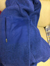 優(yōu)衣庫男裝針織搖粒絨拉鏈茄克/長(cháng)袖外套廓系夾克25秋冬479863 65 寶藍色 4XL /185/128C 曬單實(shí)拍圖