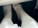 婧麒（JOYNCLEON）孕婦打底襪秋冬外穿保暖打底褲子不勒肚子加絨加厚孕期連褲襪 燕麥色【連腳】-秋冬薄絨款 均碼 曬單實(shí)拍圖