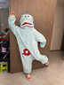 氧家小丑魚(yú)睡衣 搞怪連體情侶睡衣男女冬季加絨加厚珊瑚絨卡通家居服 丑魚(yú)連體衣 XL L 適合身高165-178cm 曬單實(shí)拍圖