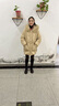 雅鹿媽媽裝羽絨服女2025冬季新款中老年狐貍毛領(lǐng)加厚保暖大碼外套 卡其色 2XL (175) 曬單實(shí)拍圖