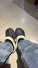卡帝樂(lè )鱷魚(yú)（CARTELO）棉拖鞋男冬季新款外穿厚底增高棉鞋男女同款拖鞋黑色男款 44-45 曬單實(shí)拍圖