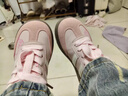 加絨粉色德訓鞋女款2025新款秋冬學(xué)生百搭保暖二棉鞋平底休閑板鞋 贈AD2927粉色 加絨款餸 38 曬單實(shí)拍圖
