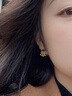 CHARLES&KEITH圈定系列多層金屬時尚耳環女士生日禮物CK5-42120294 Brush Gold掃金色 曬單實拍圖