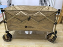 牧高笛（MOBIGARDEN）云際S聚攏營(yíng)地車(chē) 戶(hù)外露營(yíng)大容量帶剎車(chē)營(yíng)地車(chē)帶娃可躺推車(chē) 200L細沙黃（不含桌板） 曬單實(shí)拍圖