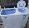 小鴨【官方店】半自動(dòng)洗衣機迷你小型波輪大容量租房宿舍家用雙桶雙缸分區脫水甩干老式強力去污 15.5KG【洗10+脫5.5+強勁電機全國聯(lián)?！?曬單實(shí)拍圖