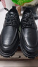 星頭啄木鳥(niǎo)男鞋100%全牛皮新款2025秋冬季男士真皮休閑皮鞋透氣軟皮增高鞋子 星頭5801新款黑色 40 曬單實(shí)拍圖