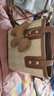 寶可蝸牛今年流行小包包女2025七夕夏天百搭斜挎包質(zhì)感時(shí)尚韓系手提水桶包 卡其帶掛件 曬單實(shí)拍圖