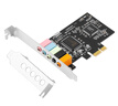 魔羯臺式機PCIE 5.1聲道環(huán)繞立體聲 6聲道聲卡 獨立音頻卡臺式機電腦PCIE內置聲卡 MC2206 曬單實(shí)拍圖