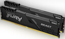 金士頓（Kingston）內存條 DDR4 3200 Beast野獸系列臺式機電腦內存條兼容2666兼容2400 3200頻 32G(16G×2)電競套條 曬單實(shí)拍圖