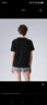 UR2025春季新款女裝簡(jiǎn)約休閑百搭圓領(lǐng)短袖T恤UWB450021 黑色 S 曬單實(shí)拍圖