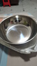 【不銹鋼】和面盆廚房烘焙家用火鍋盆洗菜打蛋湯鍋盆醒面盆料理盆 32cm【熱賣(mài)款】不銹鋼 和面盆 曬單實(shí)拍圖