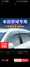本田思域晴雨擋25款十一代雨眉轎車(chē)擋雨板雨擋車(chē)窗九代十代防雨條 【四片裝】06-11款思域三廂八代 曬單實(shí)拍圖