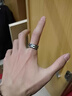 MEXNIA高端奢侈品飾品小眾貝殼戒指男個(gè)性潮流時(shí)尚手飾品尾戒食指指環(huán) 6mm寬 8號 曬單實(shí)拍圖