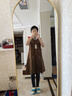 無(wú)印良品（MUJI）女式木棉混燈芯絨背帶裙女裝連衣裙裙子25年秋季BC2OBC5A 深米色 S (155/80A) 曬單實(shí)拍圖