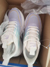 回力女鞋夏季透氣網(wǎng)面鞋女百搭休閑運動(dòng)軟底跑步鞋女 3227 白/紫/月37 曬單實(shí)拍圖