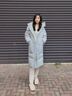 BOSIDENG25新款羽絨服女中長(cháng)款90絨連帽時(shí)尚休閑厚冬季保暖外套B250245252 薄荷茶綠4907-趨勢推薦 M 165/88A 體重約110-120斤 曬單實(shí)拍圖