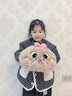 LNGA LANDGRE毛絨貓咪熱水袋充電暖手寶保暖熱手袋暖寶寶暖宮女生宿舍姨媽神器 卡其蝴蝶結KT貓【可拆洗】 曬單實(shí)拍圖