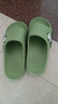 豬爸爸兒童拖鞋男童夏季新款家居室內防滑浴室洗澡可愛(ài)女寶寶涼拖鞋綠40 曬單實(shí)拍圖