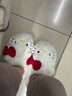 優(yōu)調三麗鷗棉拖鞋女可愛(ài)毛毛絨保暖厚底踩屎感居家親子防滑拖鞋冬 凱蒂貓建議拍大一碼 38-39 【適合腳長(cháng)37-38的腳穿】 曬單實(shí)拍圖