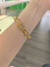 LOUIS WATER黃水晶手串女款招財轉運暴富配飾金發(fā)晶黃虎眼手鏈生日禮物送女友 日進(jìn)斗金黃水晶【8mm】 曬單實(shí)拍圖