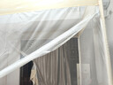 半弦月真A類(lèi)抗菌防摔蚊帳架1.8x2米免安裝嬰兒童家用1.5大床三開(kāi)門(mén)紋悵 【米白】A類(lèi)抗菌帳紗+免安裝支架 150cm*200cm*170cm 丨全底款 曬單實(shí)拍圖