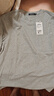 gxg.jeans男裝* 多色口袋設計純棉寬松圓領(lǐng)長(cháng)袖T恤男 25年秋新品 麻灰色 L (175) 曬單實(shí)拍圖