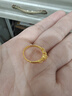 周生生黃金戒指 心花怒放足金素圈戒指開(kāi)口戒27942R計價(jià) 2.85克 曬單實(shí)拍圖