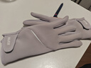 十竹騎車(chē)手套女士冬季保暖觸屏騎車(chē)電動(dòng)車(chē)加絨防風(fēng)寒觸屏羊毛騎行手套 香芋紫【顯瘦】高彈薄絨 曬單實(shí)拍圖