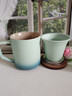 叁旬（sanxun） 知行陶瓷泡茶馬克杯帶蓋過(guò)濾水杯女男辦公室茶水分離杯子定制 知行馬克杯【湖蘭釉】 曬單實(shí)拍圖