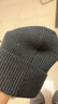 駱駝針織帽保暖防風(fēng)帽頭套休閑運動(dòng)復古情侶毛線(xiàn)帽1J32264465B黑色 曬單實(shí)拍圖